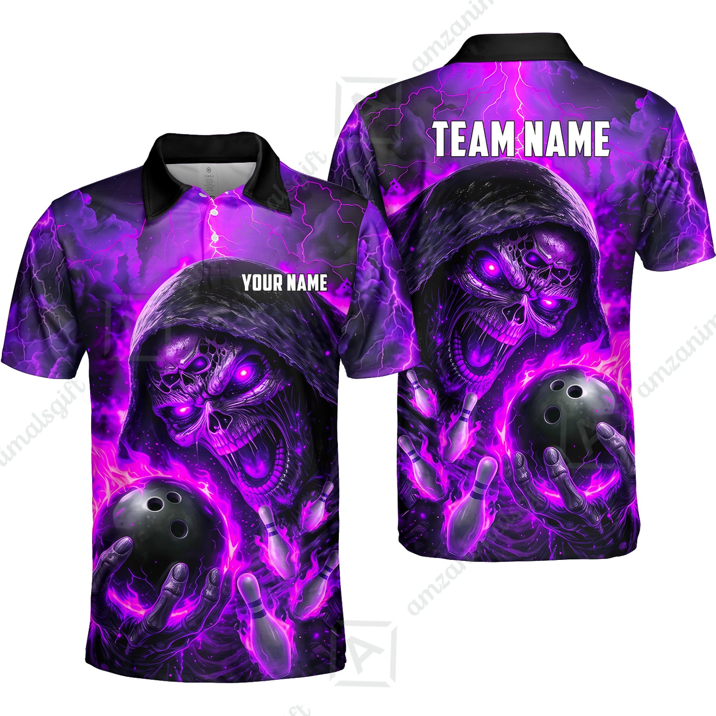 Unisex Polo||Purple