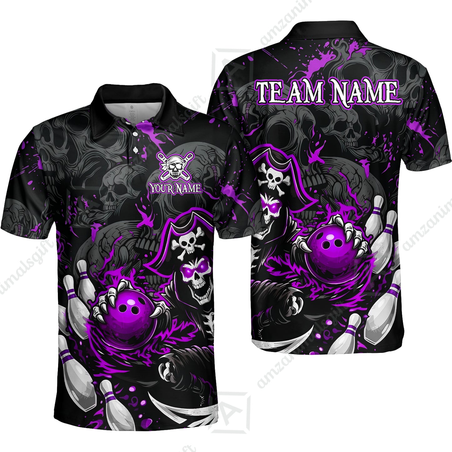 Unisex Polo||Purple