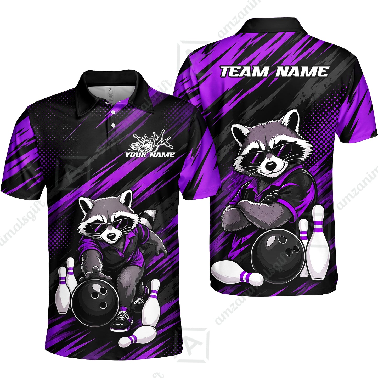 Unisex Polo||Purple