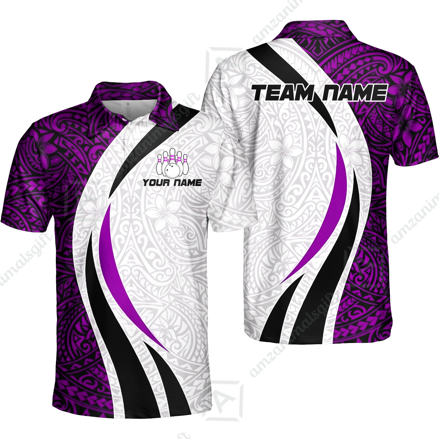 Unisex Polo||Purple