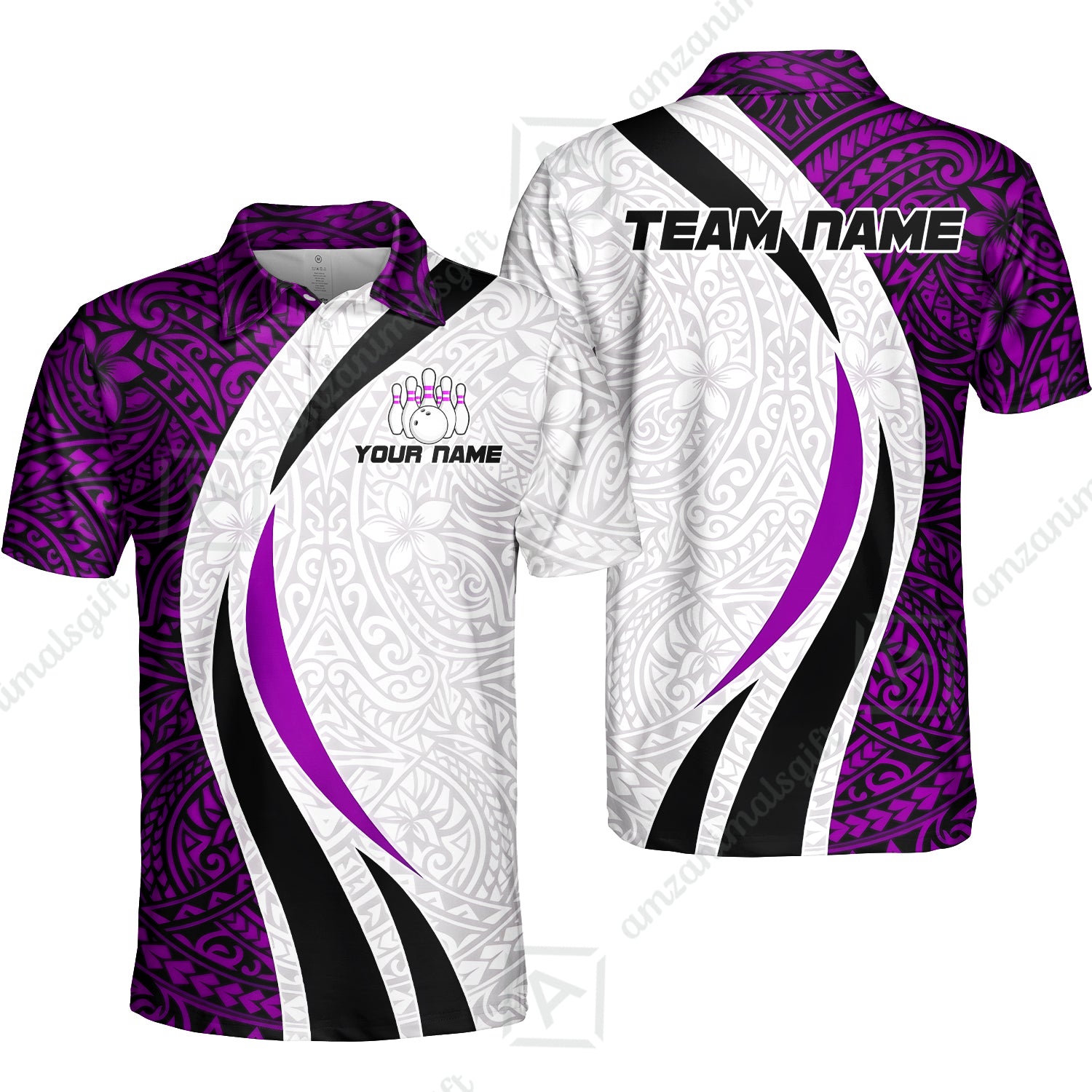 Unisex Polo||Purple