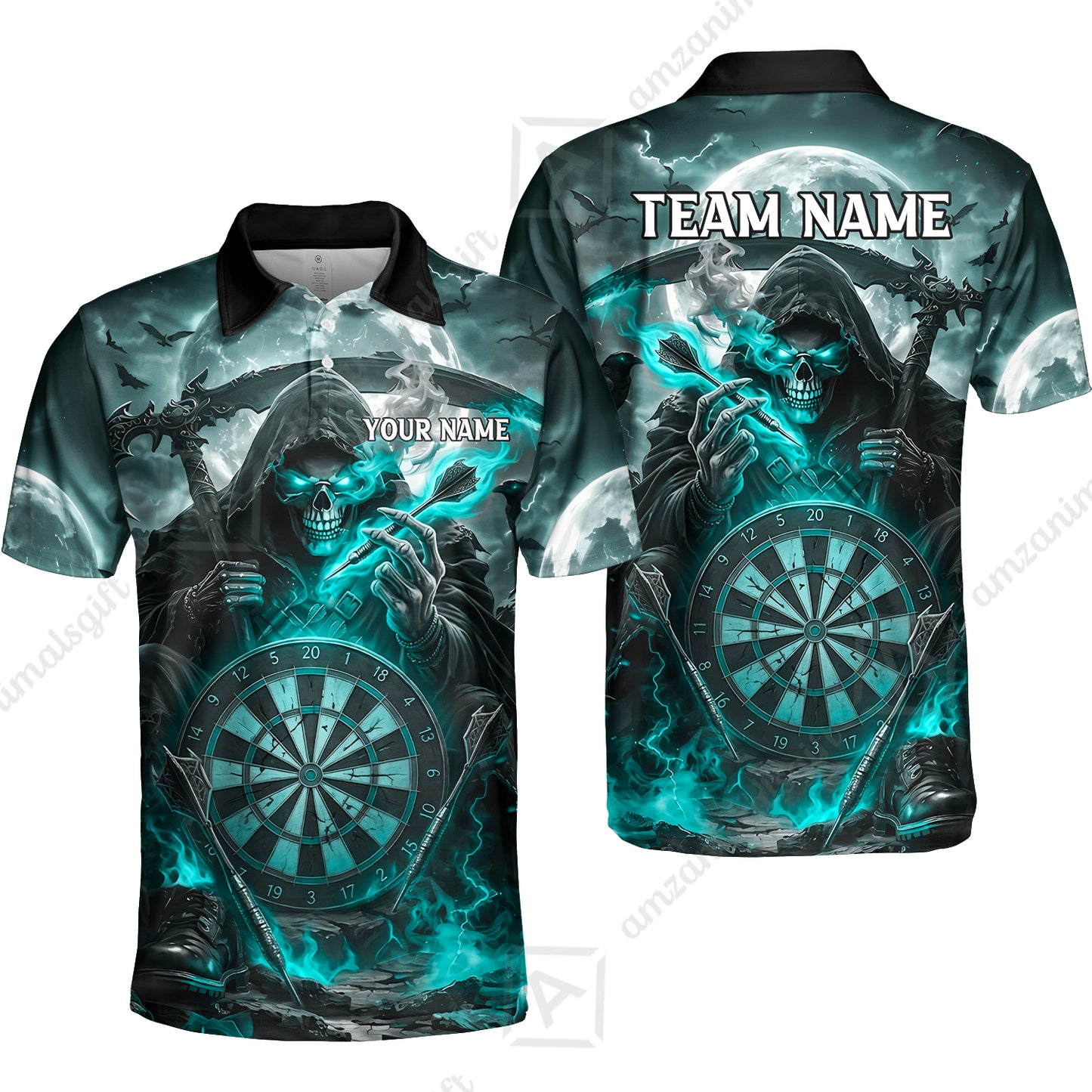 Unisex Polo||Turquoise