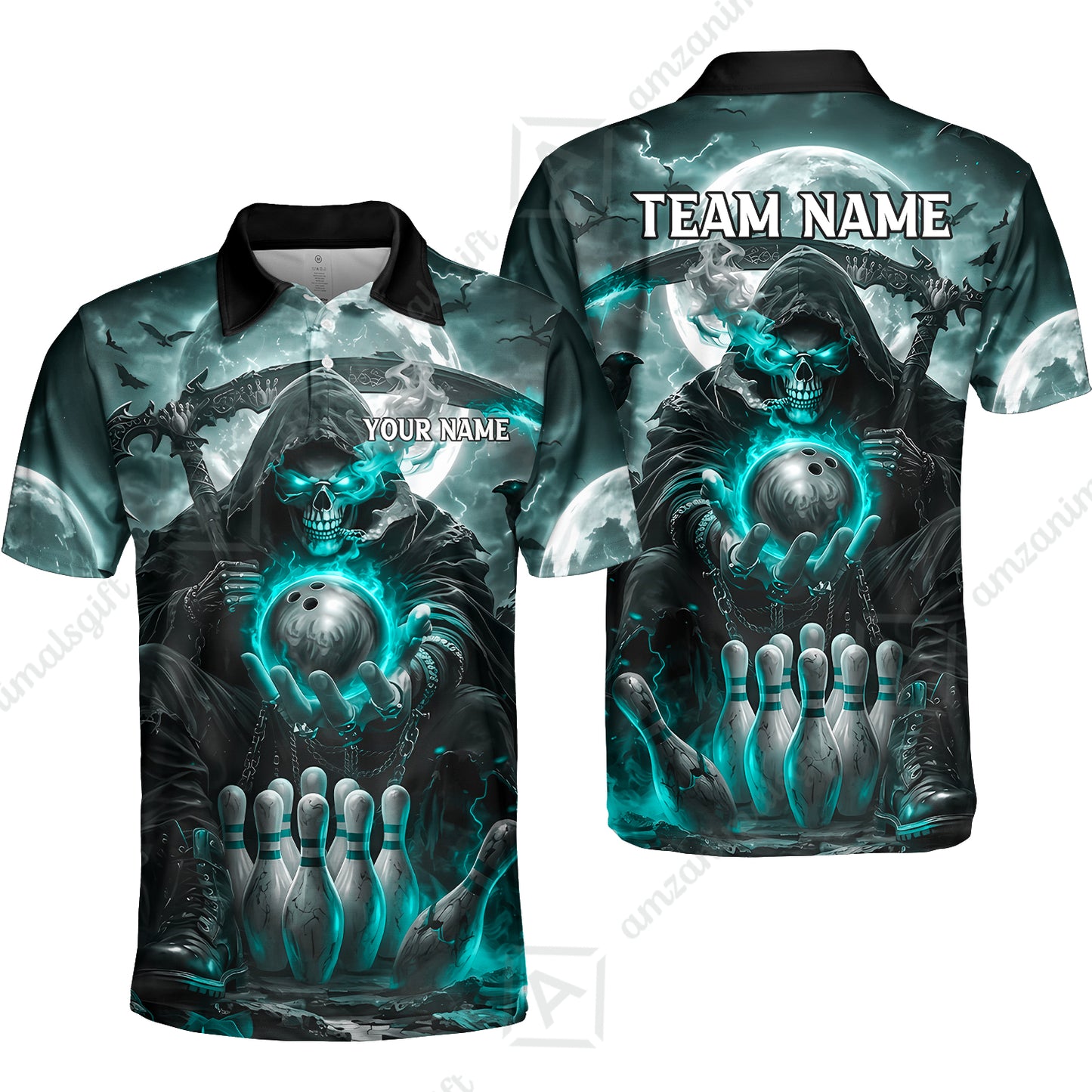 Unisex Polo||Turquoise