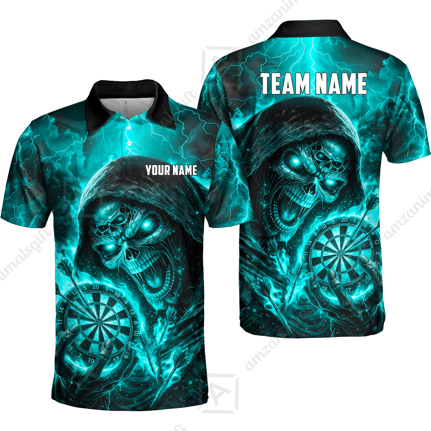 Unisex Polo||Turquoise