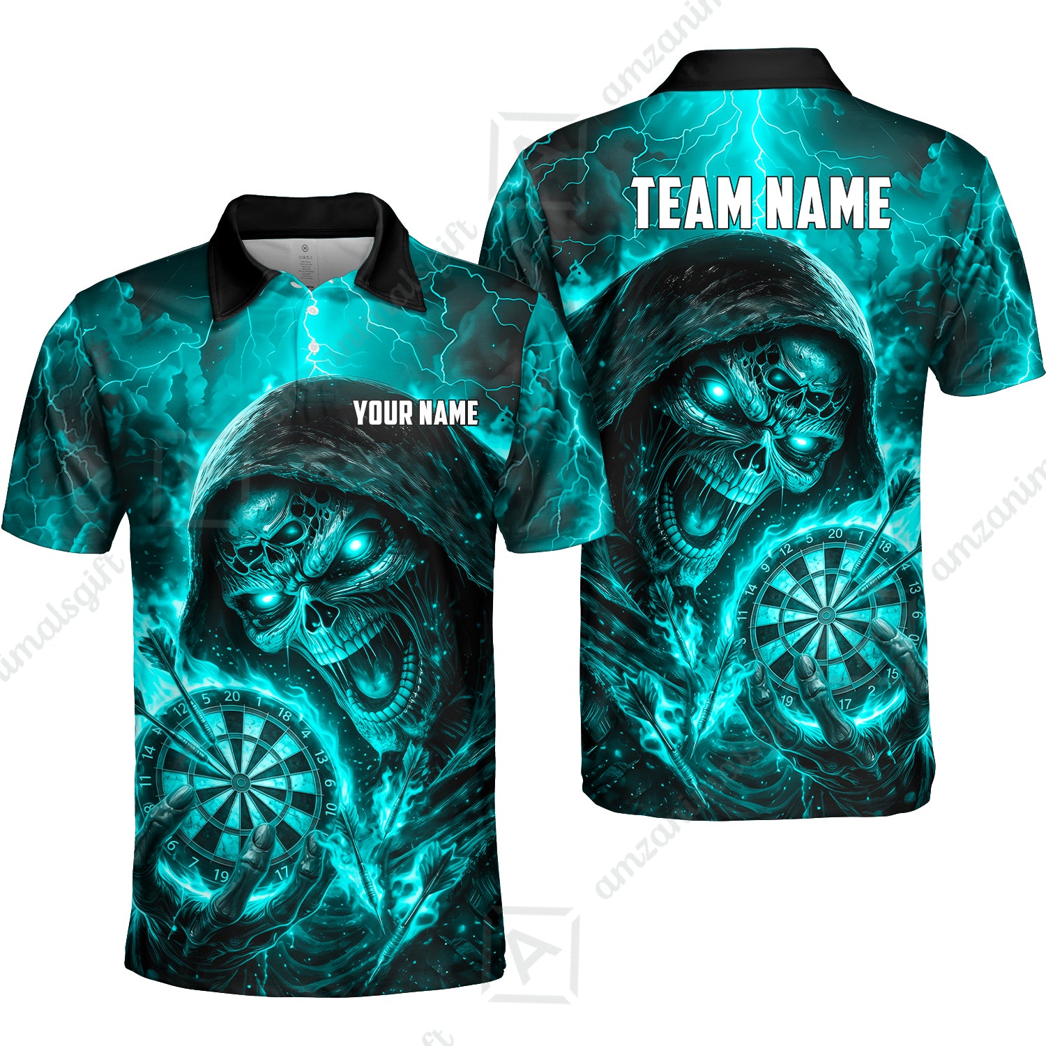 Unisex Polo||Turquoise