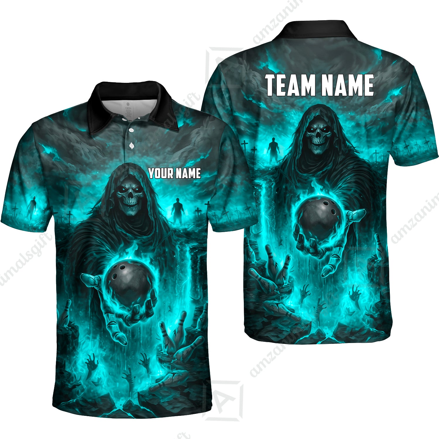 Unisex Polo||Turquoise