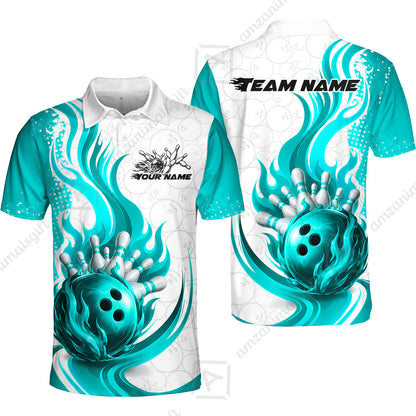 Unisex Polo||Cyan