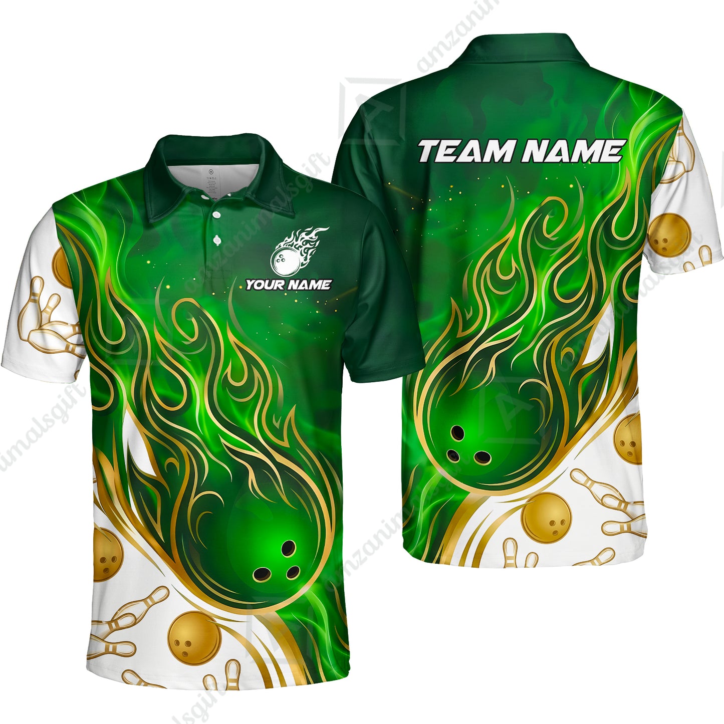 Unisex Polo||Green