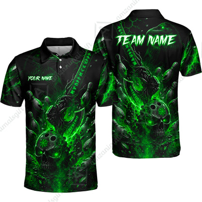 Unisex Polo||Green