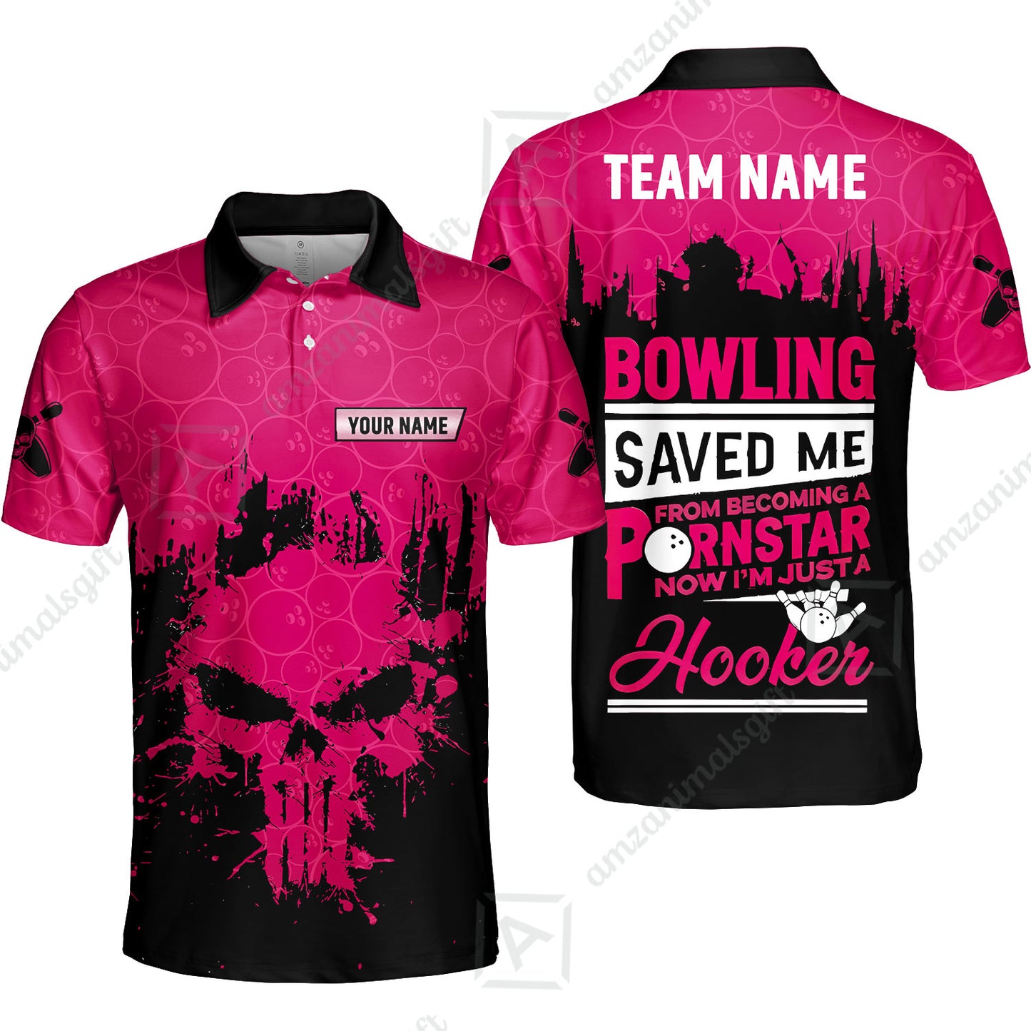 Unisex Polo||Pink