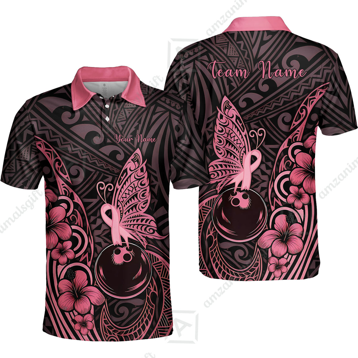 Unisex Polo||Pink