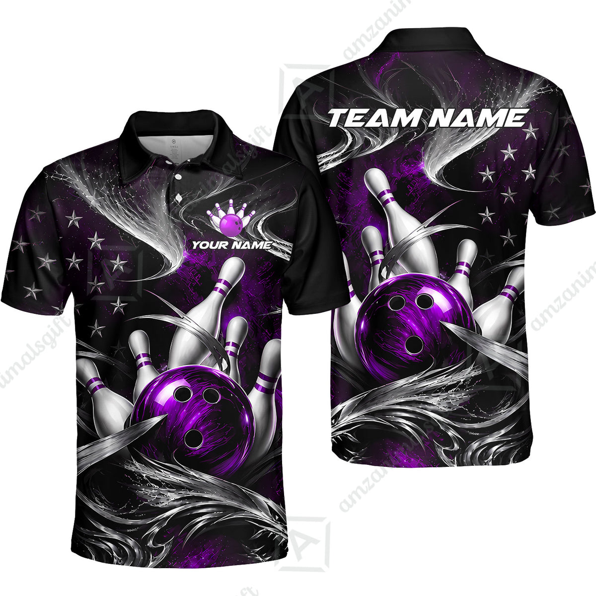 Unisex Polo||Purple