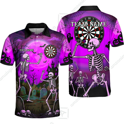 Unisex Polo Shirt||Purple