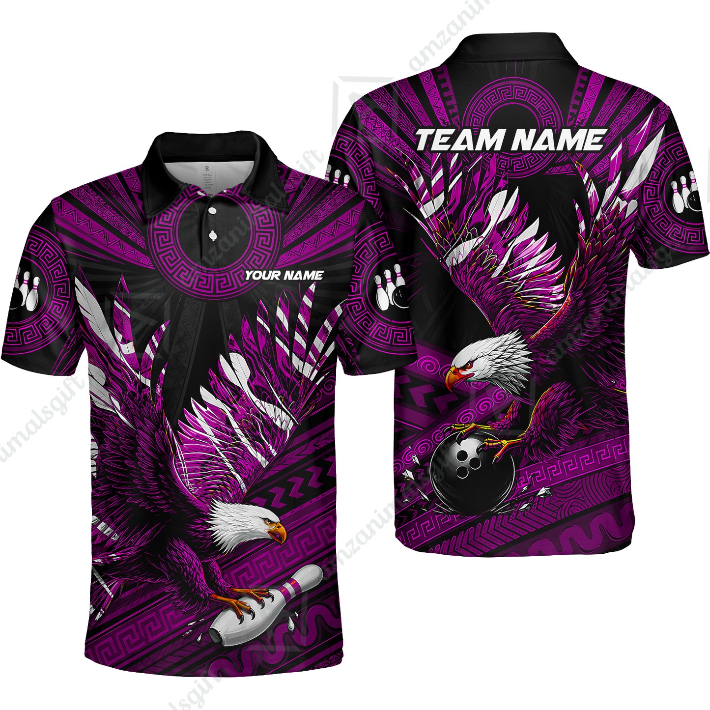 Unisex Polo||Purple