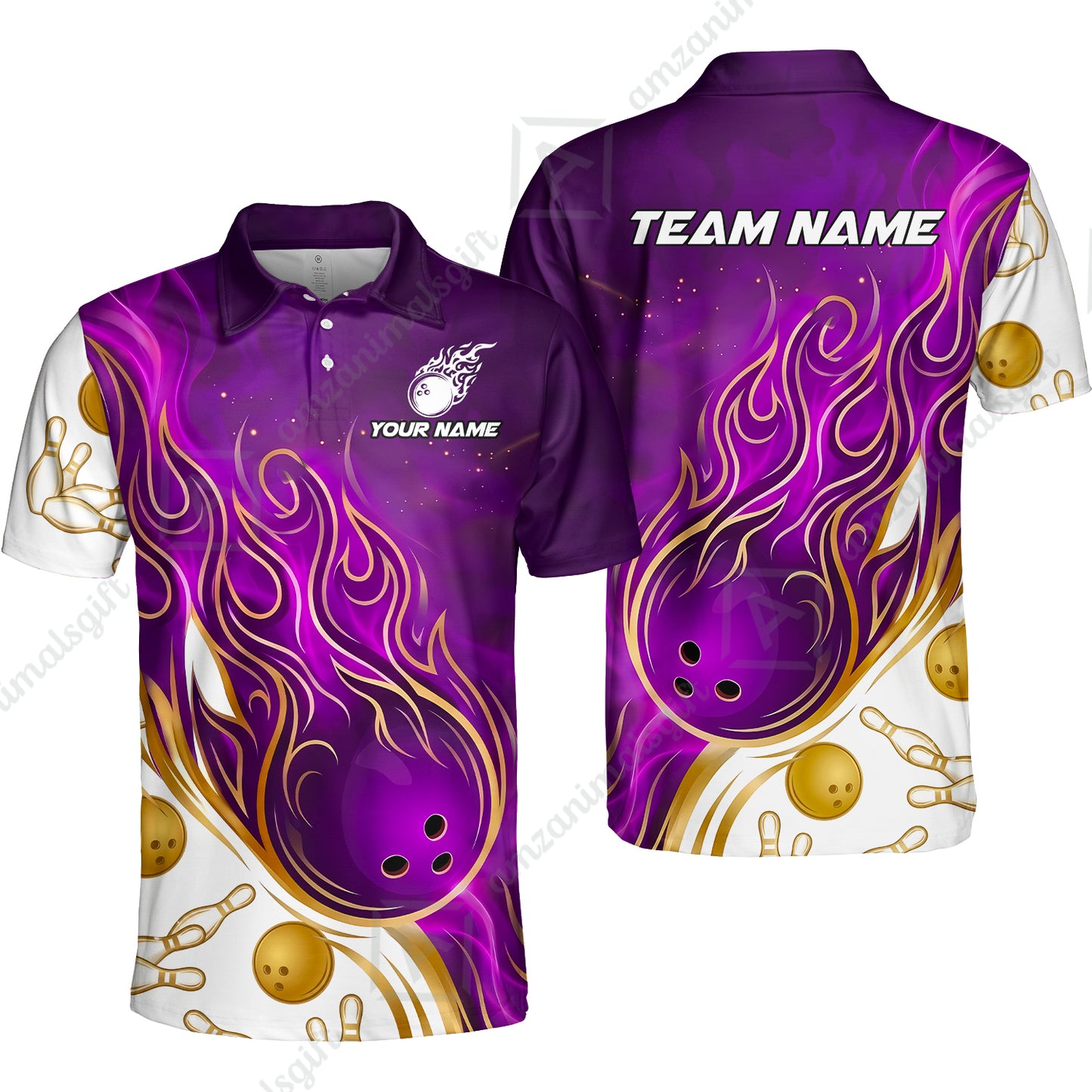 Unisex Polo||Purple