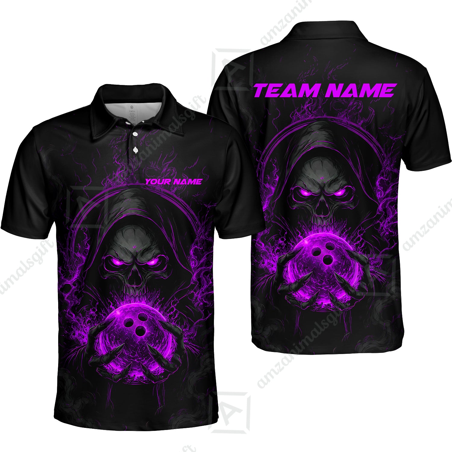 Unisex Polo||Purple
