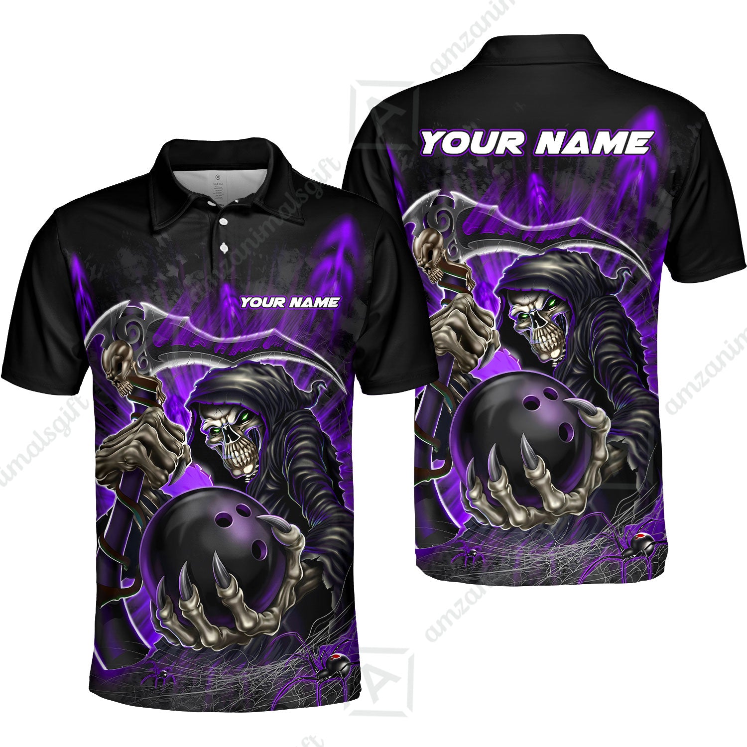 Unisex Polo||Purple