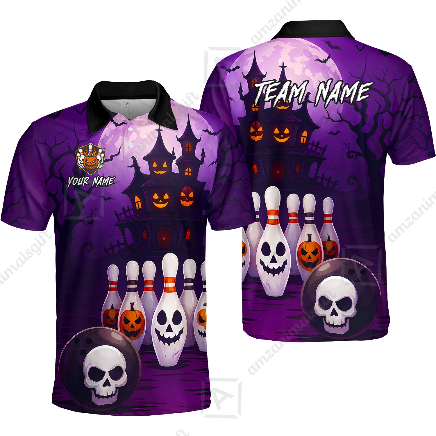 Unisex Polo||Purple