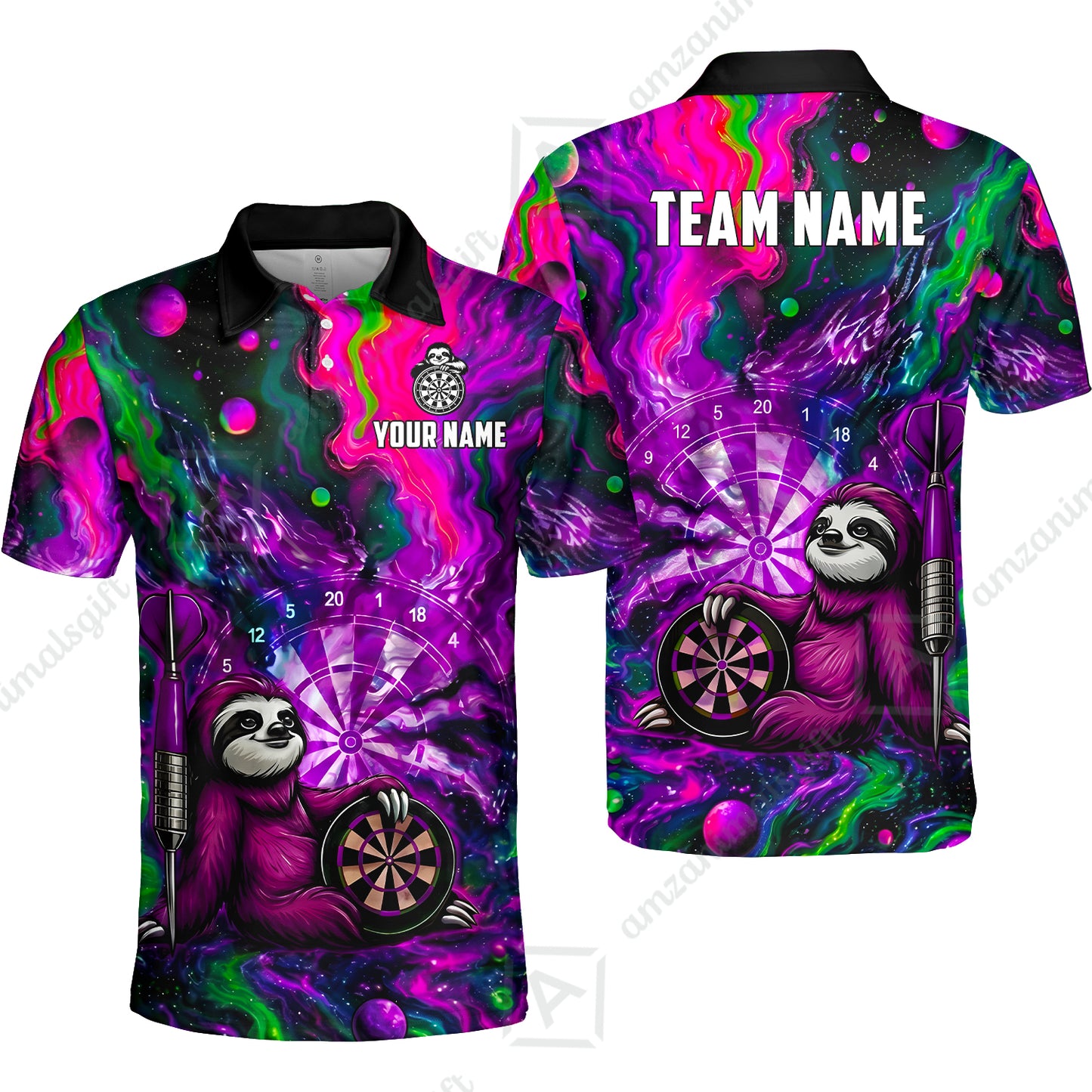Unisex Polo Shirt||Purple