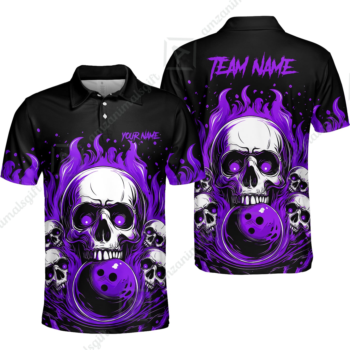 Unisex Polo||Purple