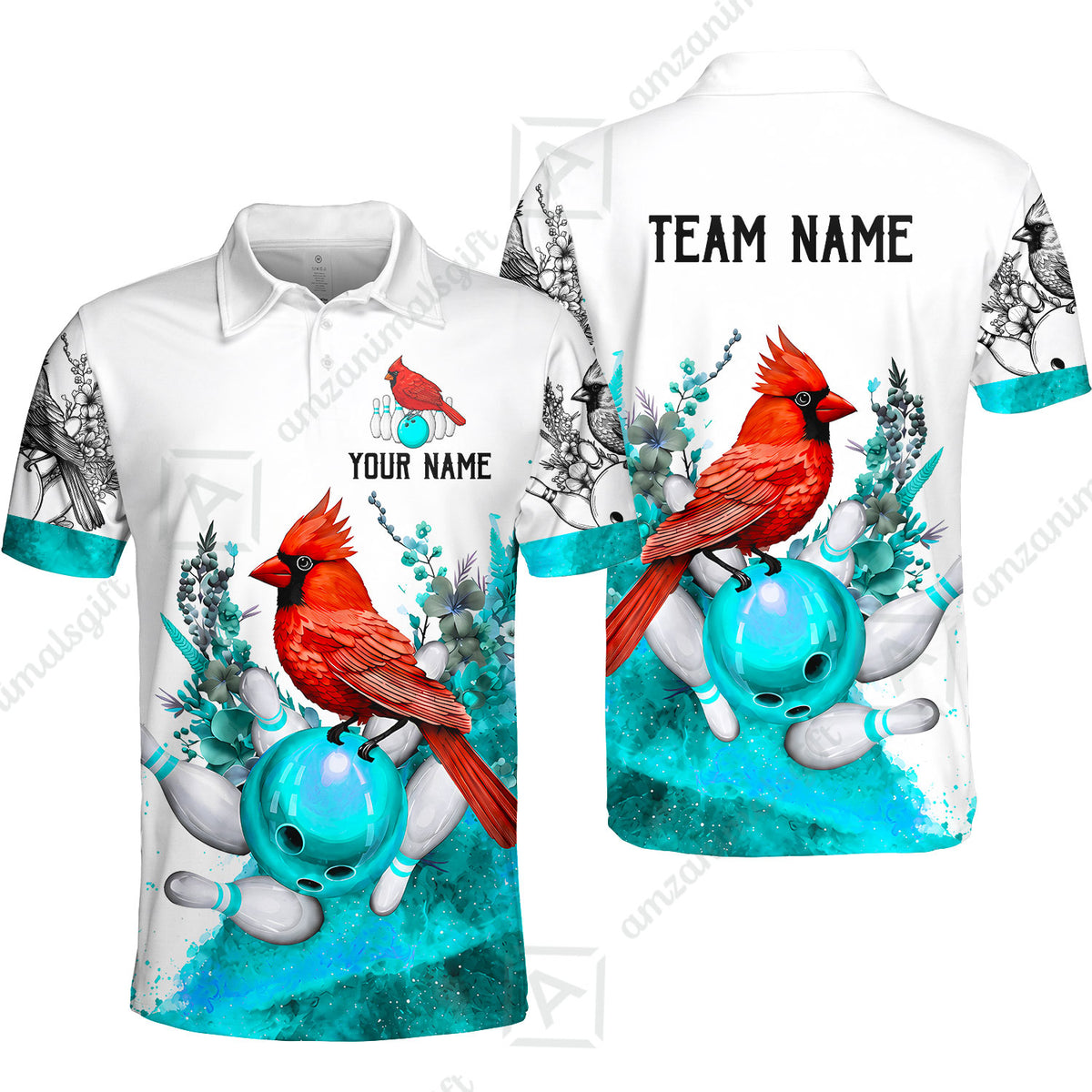Unisex Polo||Turquoise
