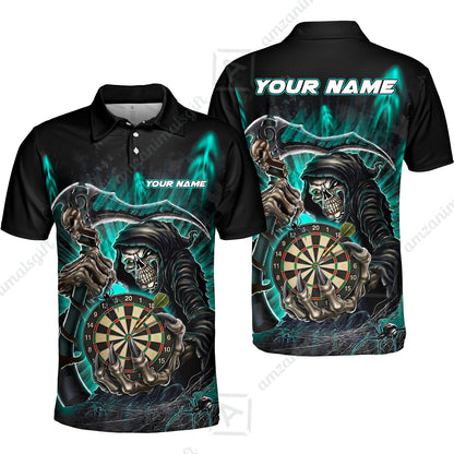 Unisex Polo Shirt||Turquoise