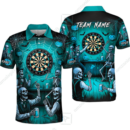 Unisex Polo Shirt||Turquoise