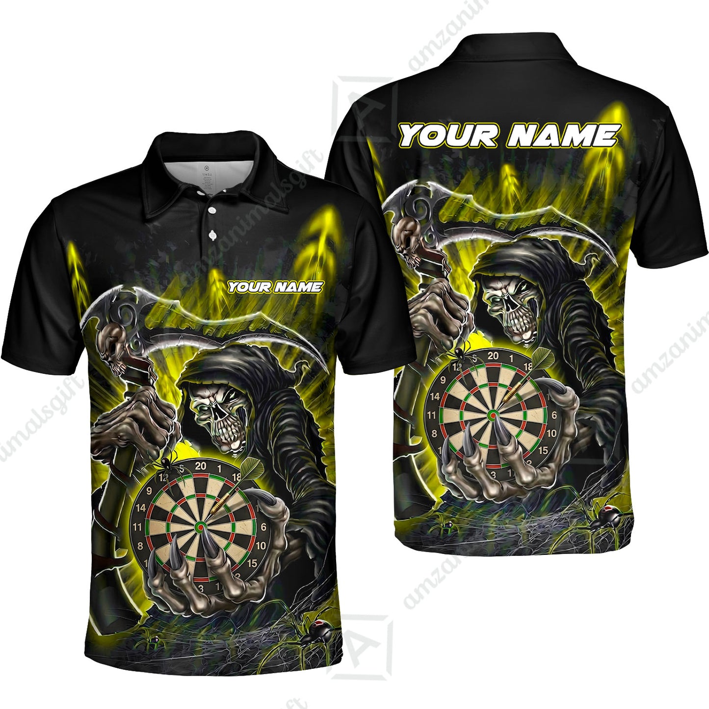 Unisex Polo Shirt||Yellow