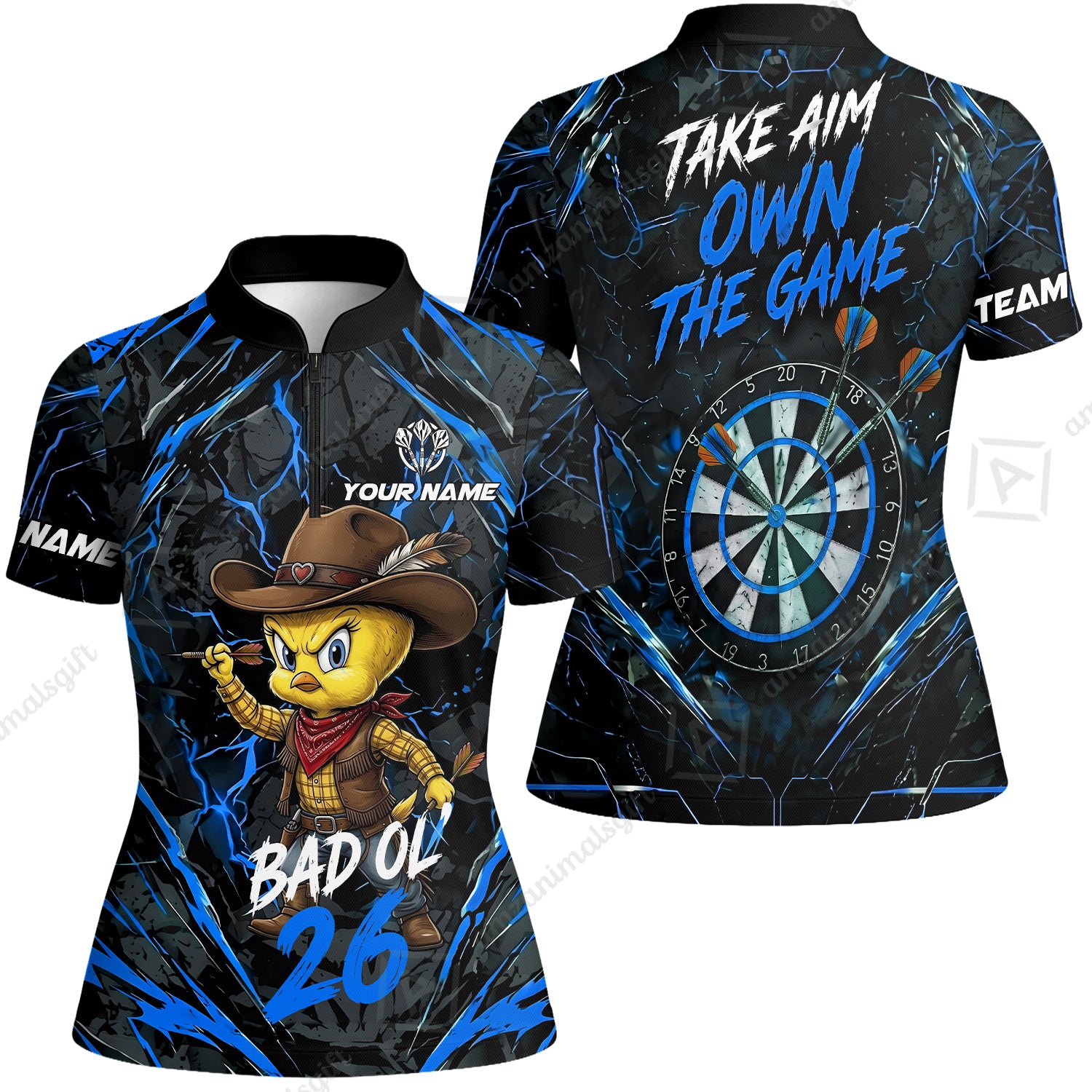 Women Jersey Shirt||Blue