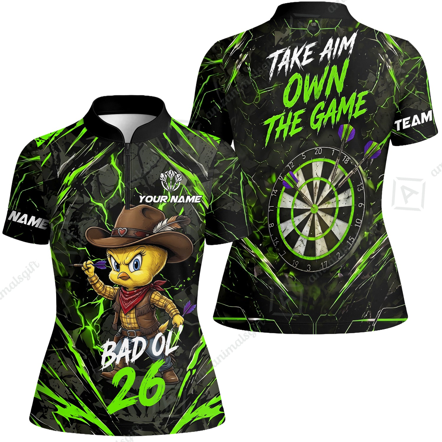 Women Jersey Shirt||Green