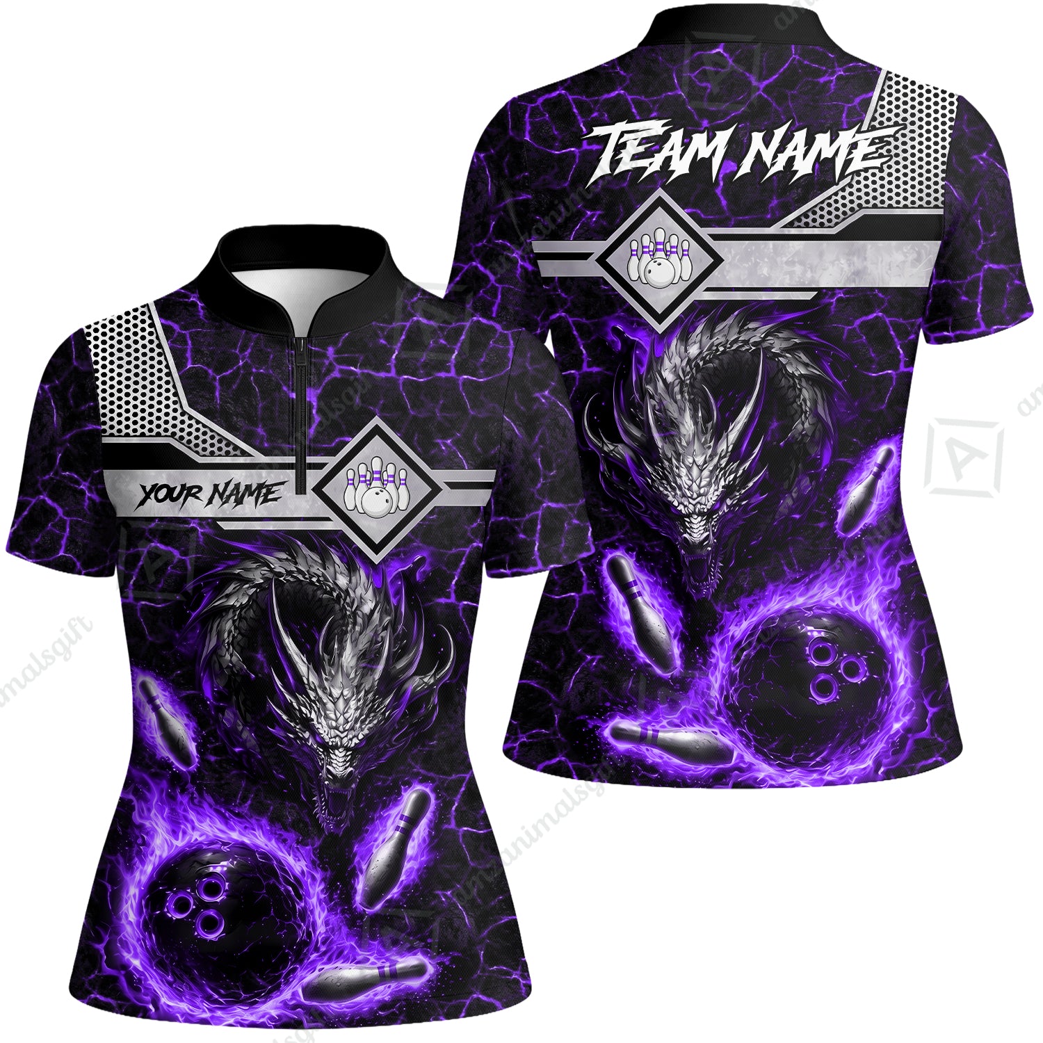 Women Jersey Shirt||Purple