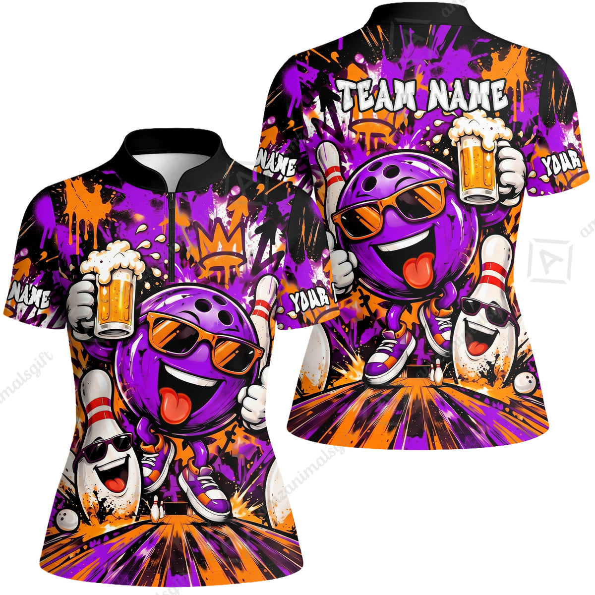 Women Jersey Shirt||Purple