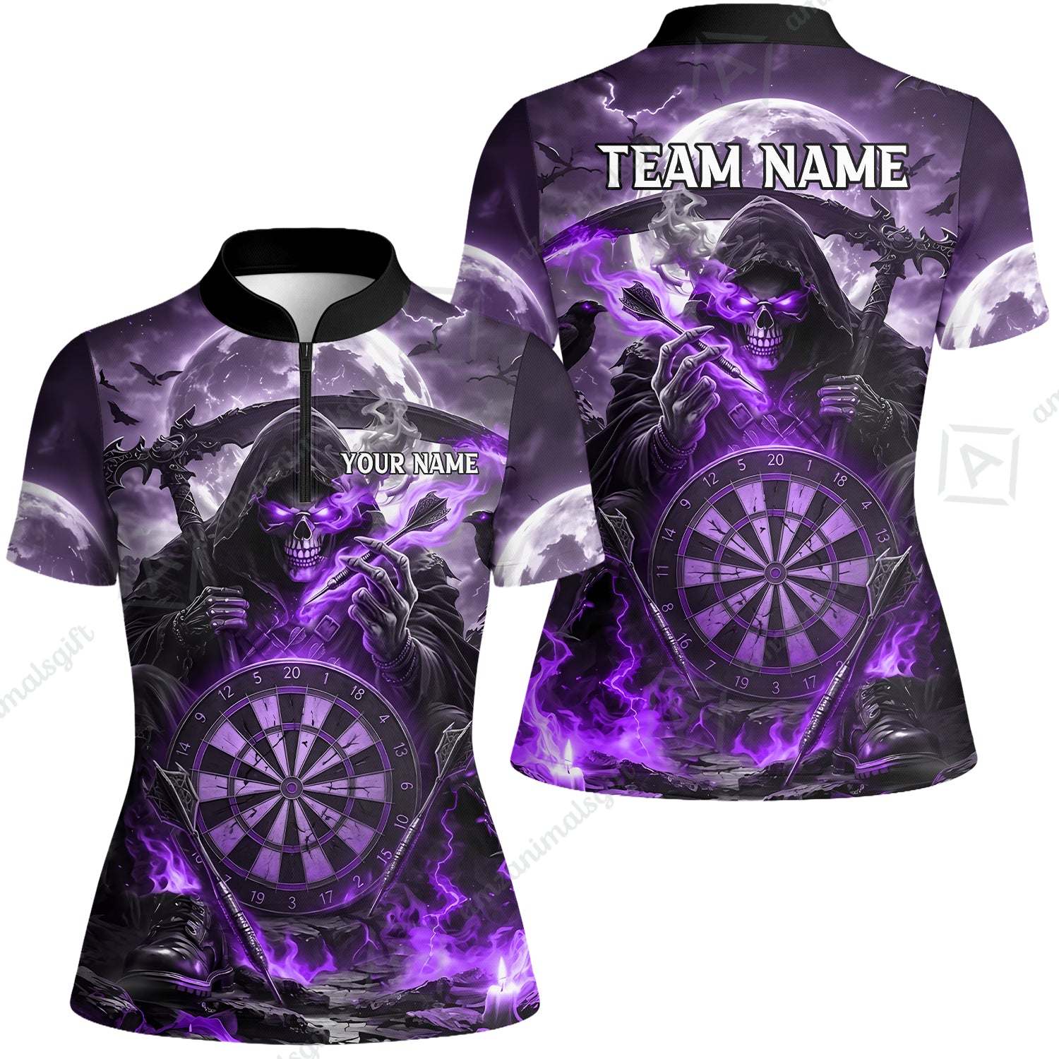 Women Jersey Shirt||Purple