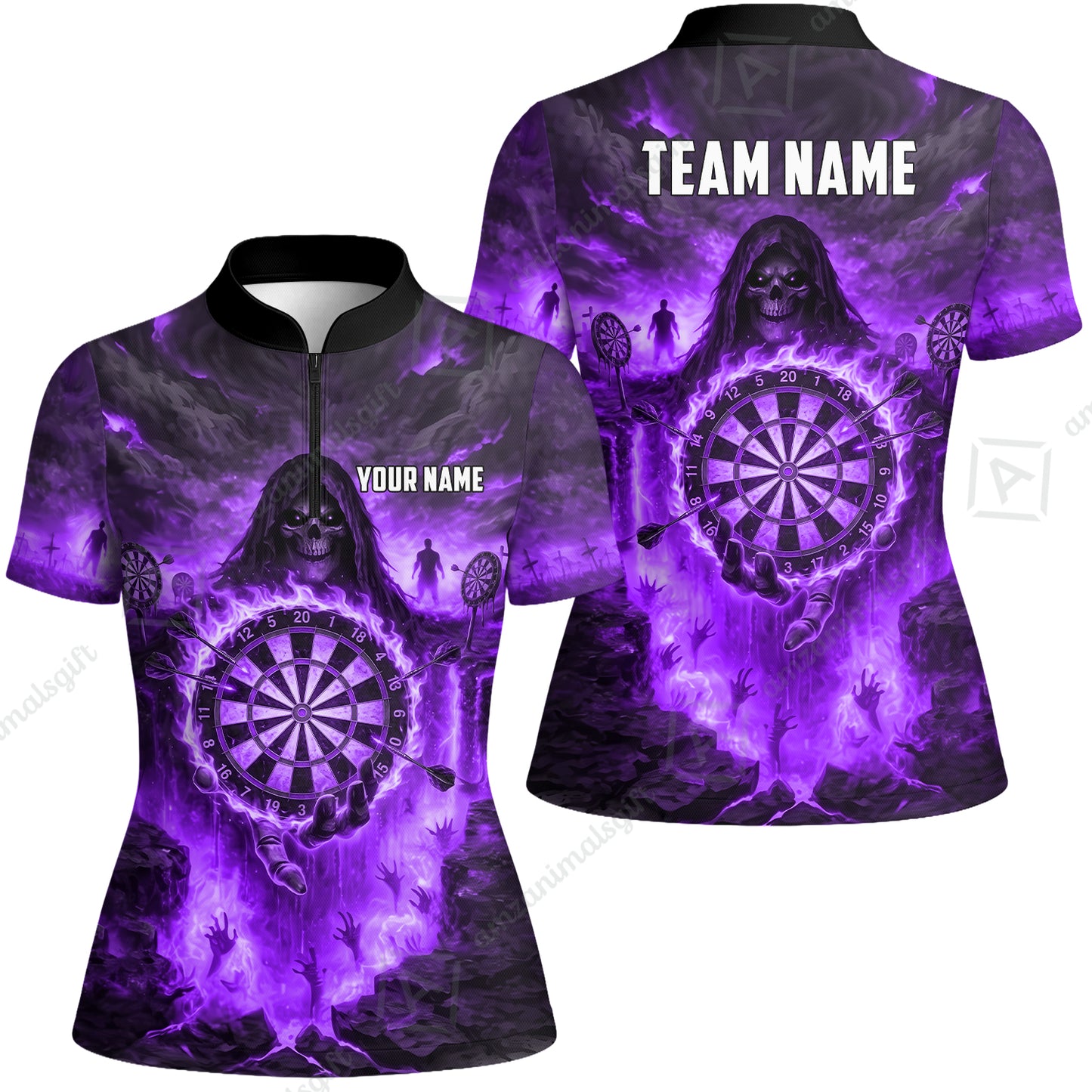 Women Jersey Shirt||Purple