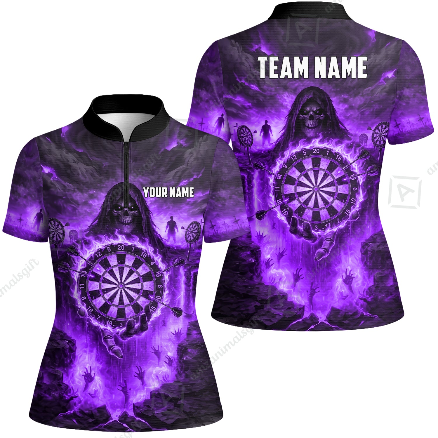 Women Jersey Shirt||Purple