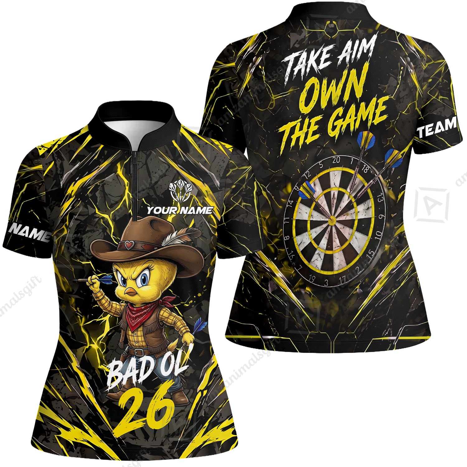 Women Jersey Shirt||Yellow