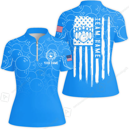 Custom Bowling Jersey Polo Shirt, Vibrant Kelly Ball Pattern Flag, Custom Bowling Jersey Team Shirt For Players With Name and Team Name