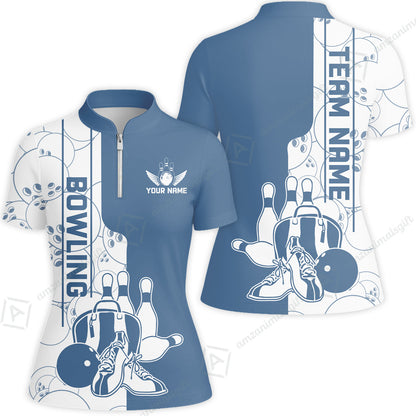 Custom Bowling Team Jersey Bowling Shoes Polo Shirts, Bowling Team Uniforms, Personalized Name And Team Name