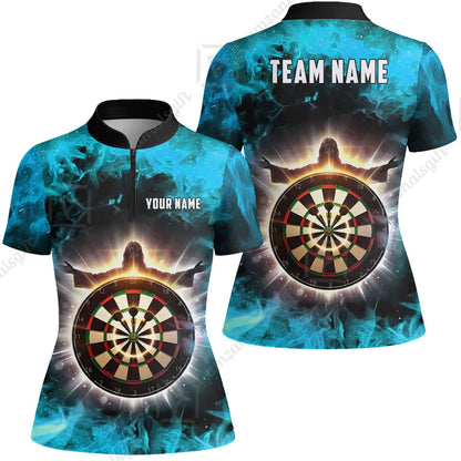 Custom Darts Team Jersey, Personalized Heavenly Strike Dart Polo Shirt For Players With Name & Team Name