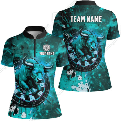 Custom Darts Team Jersey, Personalized Raging Bull Jersey Shirt For Players With Name & Team Name
