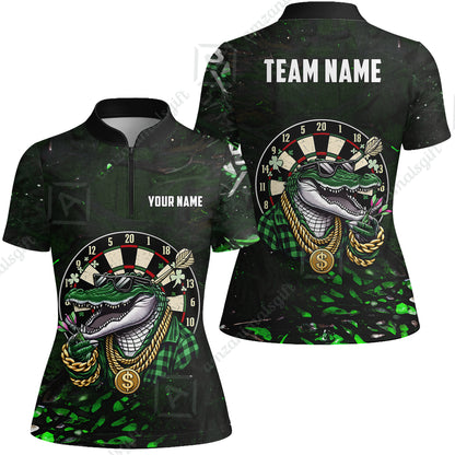 Custom Darts Team Jersey, Personalized Alligator Dart Jersey Shirt For Players With Name & Team Name
