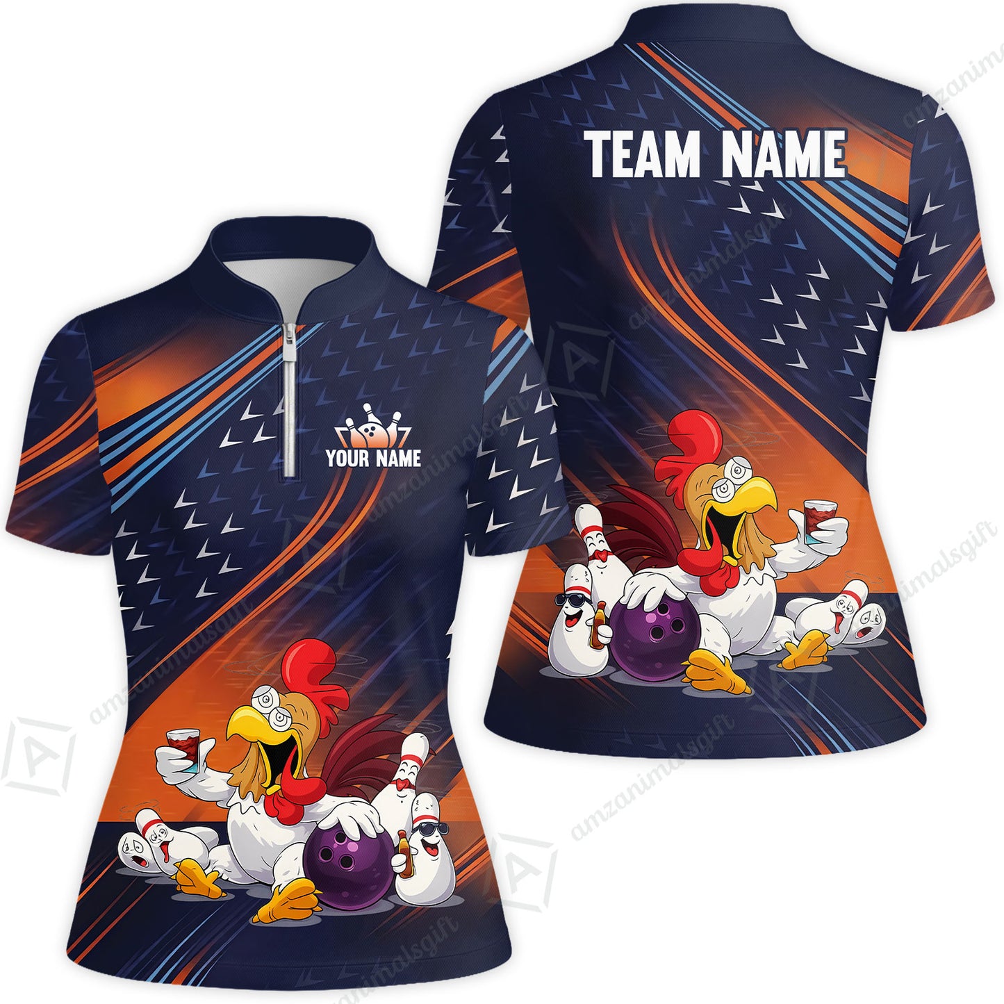 Custom Bowling League Drinking Jersey Polo Shirt, Custom Bowling League Drinking Jersey Team Shirt For Players With Name & Team Name