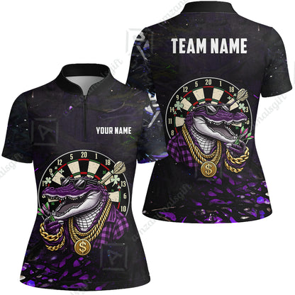Custom Darts Team Jersey, Personalized Alligator Dart Jersey Shirt For Players With Name & Team Name