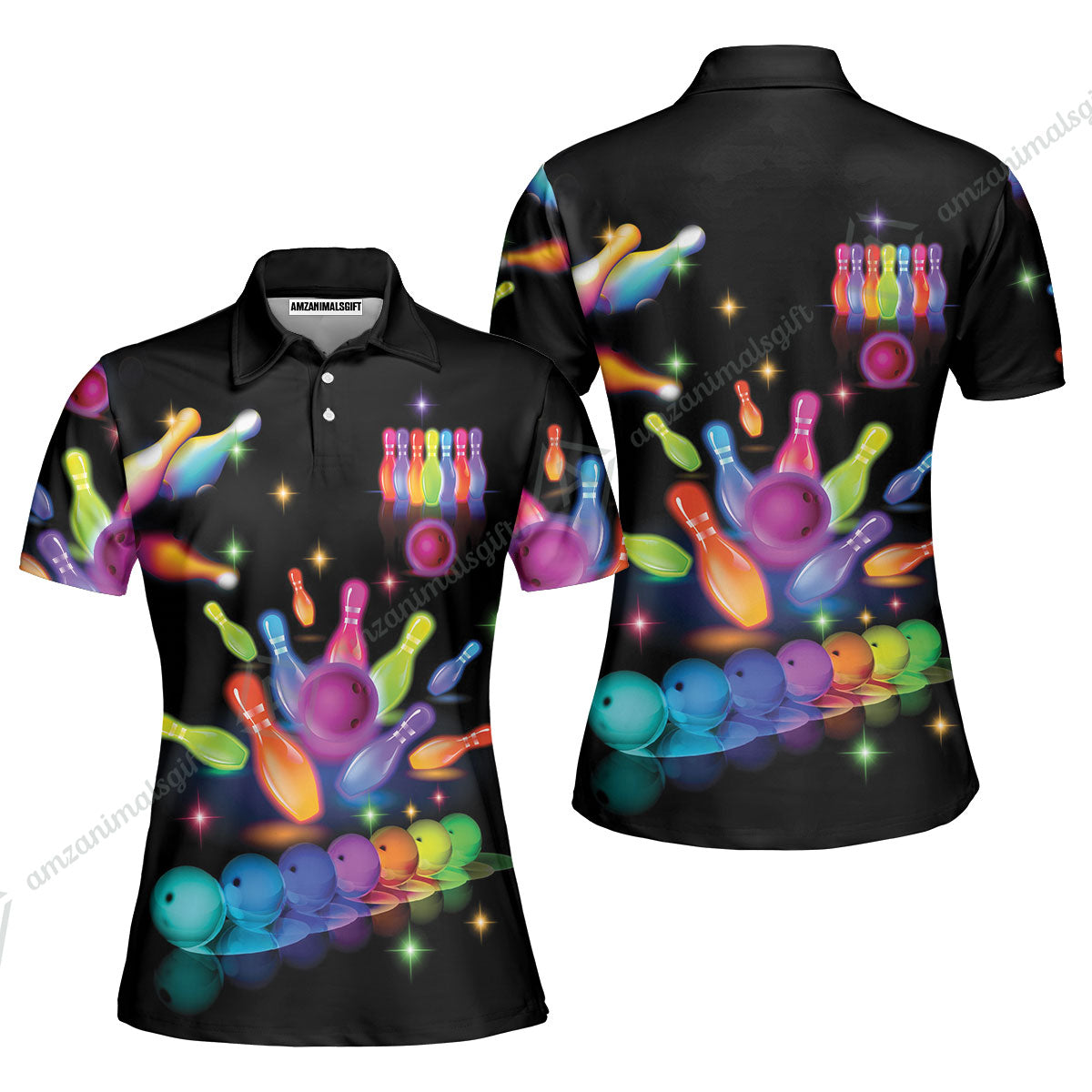 Bowling Jersey, Colorful Bowling Shirt For Women And Men, Bowling Team Players Bowling Jersey