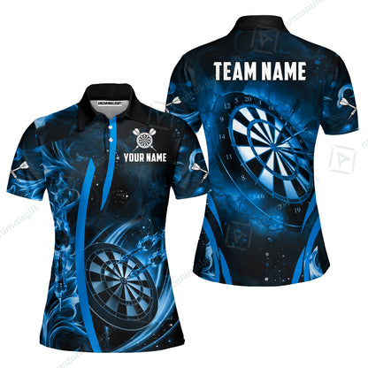 Custom Darts Jersey Polo Shirt, Vibrant Neon Darts, Custom Dart Jersey Team Shirt For Players With Name & Team Name