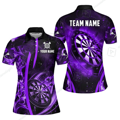 Custom Darts Jersey Polo Shirt, Vibrant Neon Darts, Custom Dart Jersey Team Shirt For Players With Name & Team Name
