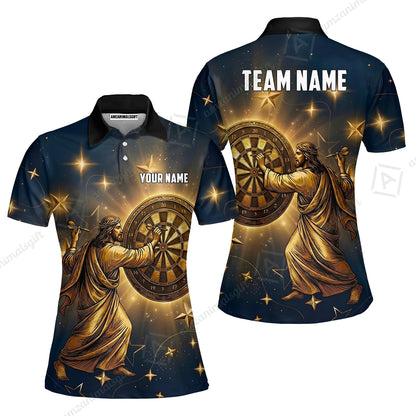 Custom Darts Team Jersey, Personalized God Darts Polo Shirt For Players With Name & Team Name