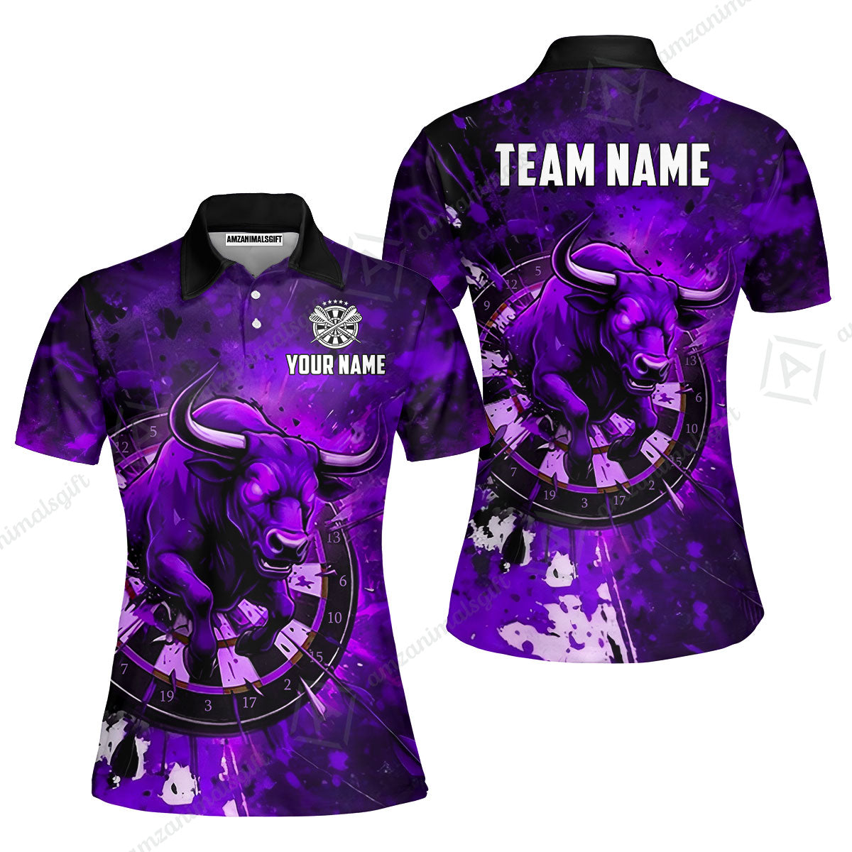 Custom Darts Team Jersey, Personalized Raging Bull Jersey Shirt For Players With Name & Team Name