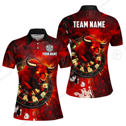 Custom Darts Team Jersey, Personalized Raging Bull Jersey Shirt For Players With Name & Team Name