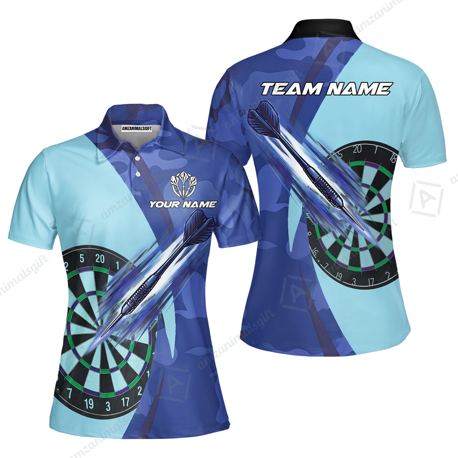 Women Polo Shirt||Blue